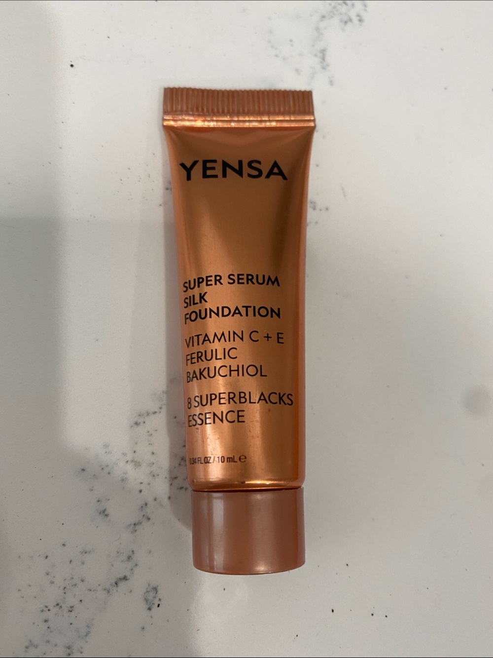 NEW 6 Sealed Yensa Super Silk Serum Foundation In DEEP 3 .34oz/10ml Travel Size